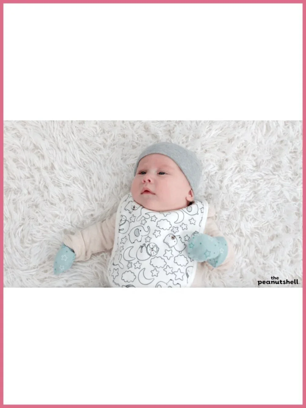 30-Piece Baby Layette Gift Set 100% Cotton Bodysuits Footies Bibs Newborn